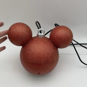 Disney‎ Magic Holiday Mickey Mouse Whirl-a-Motion Hanging Projection Ornament